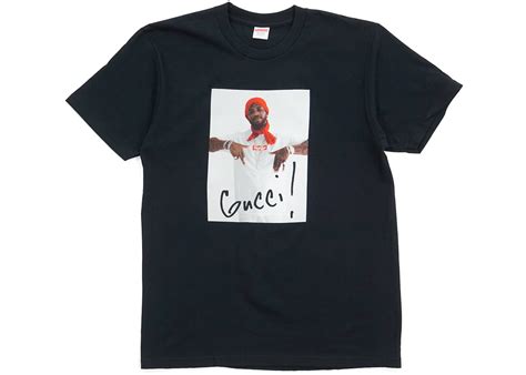 supreme and gucci|supreme gucci mane tee black.